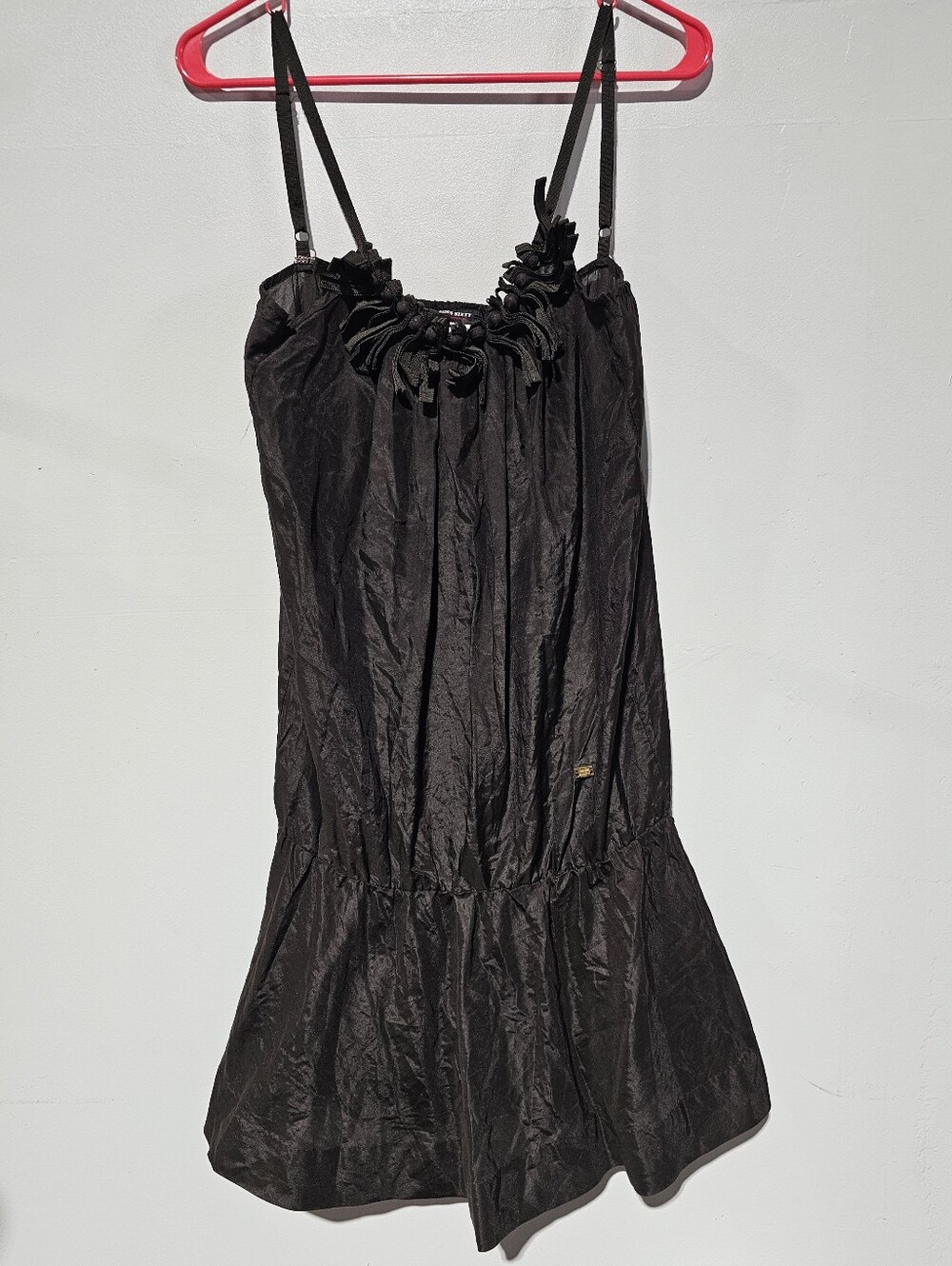 NWT Vintage Y2K Miss Sixty Diamond  drop-waist mini dress